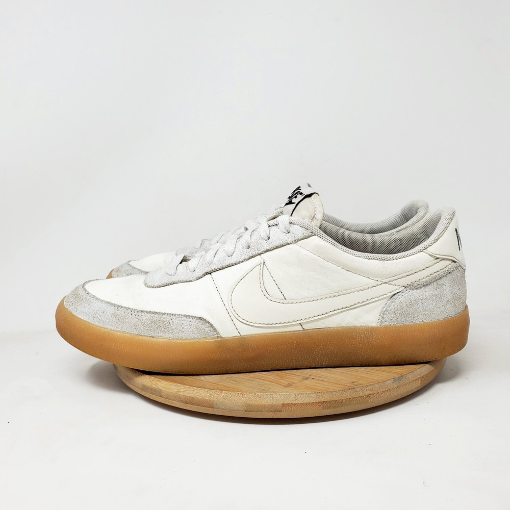 Nike Killshot Shoes Mens 10 Leather Sail Gum Lace Up Low Retro Sneakers